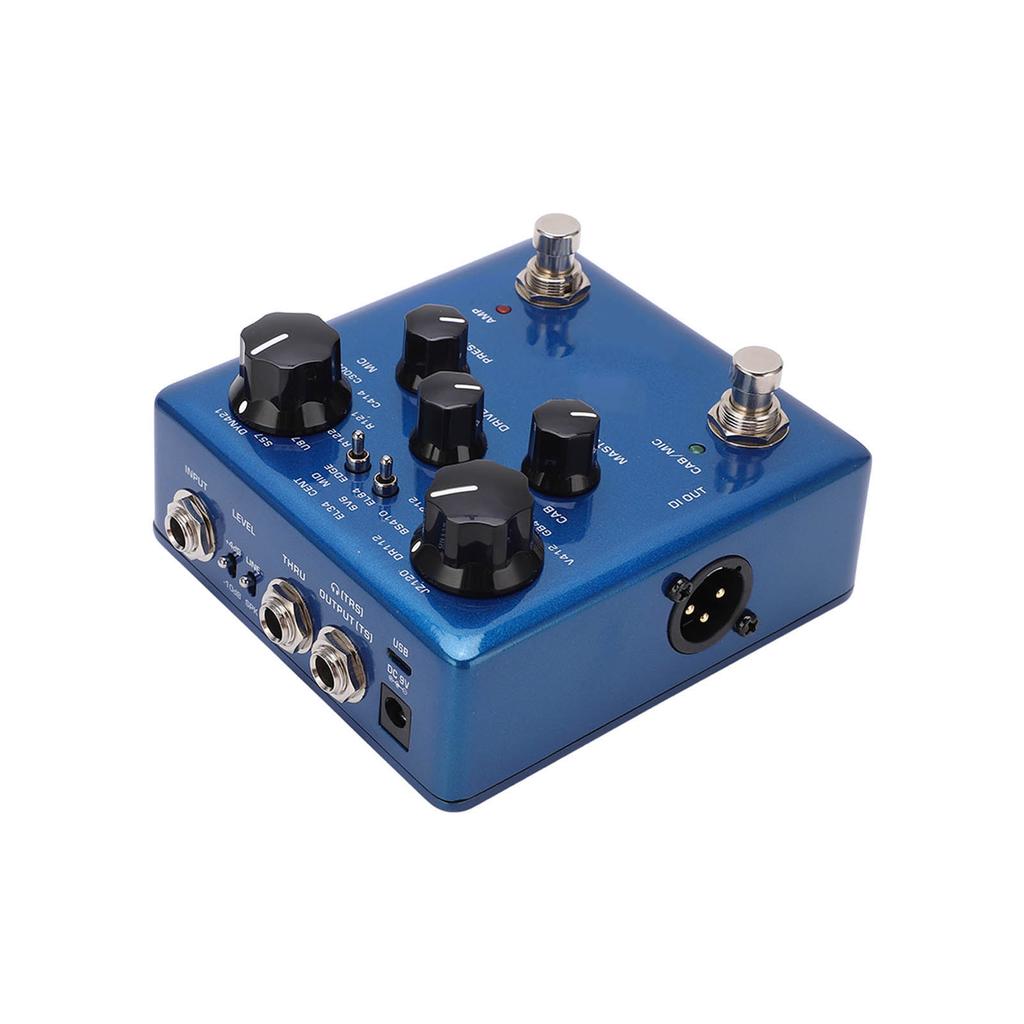 Effect Pedal Simulator NSS‑5 Cabinet and Post Simulation Instrument Accessory Blue