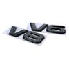3D Metal V6 V8 Logo Car Emblem Badge Decals Sticker For Toyota FJ Land Cruiser Highlander JEEP Wrangler Fender Trunk Accessories