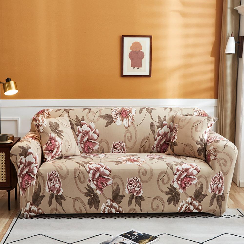 Elastic Sofa Slipcover Full Coverage Non Slip Stretchable Sofa Protector for Home Decor