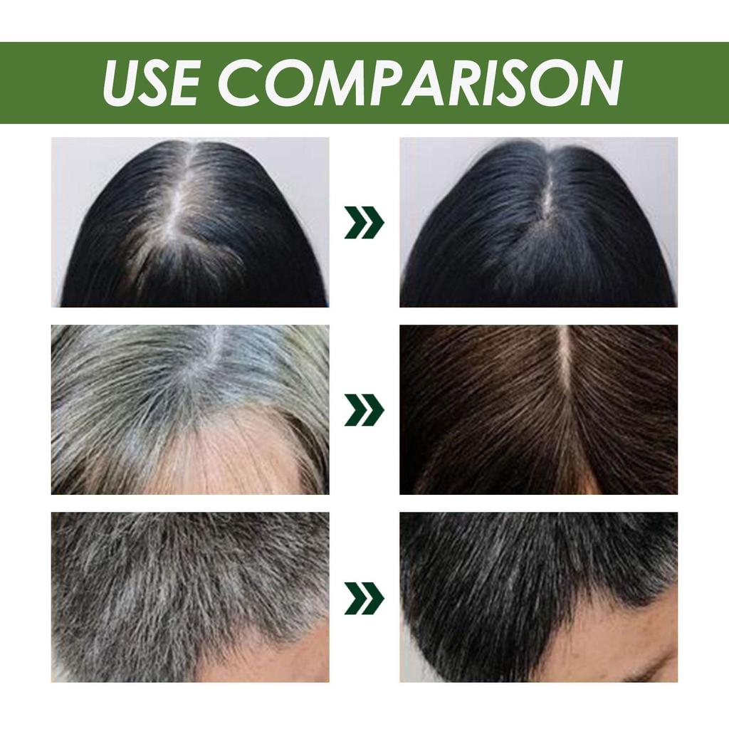 Soin Capillaire Mousse Botanique Cheveux Noirs Naturels Cheveux Auburn Beauté Soin Capillaire Couleur Facile Longue Durée Doux et Non Irritant