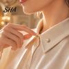 Magnetic Button Pin Faux Pearl Pin, No Sew Safety Daily Wear Brooches for Scarf Shirts Sweater, Reusable Clothing Decorative Brooch Anti Slip Clasps