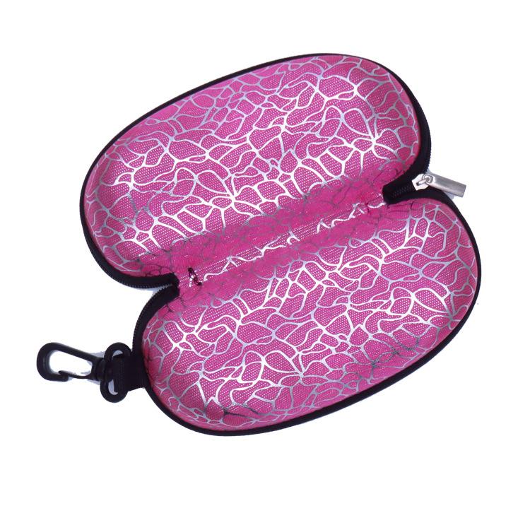 Fashion Sunglasses Case Summer Style Sun Glasses Box Vintage Large Capacity Zipper Eyewere Box