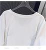 Plus Size Mid-Length Loose Slimming Short-Sleeve T-Shirt for Women (Available In Sizes 200/300/350 Jin)