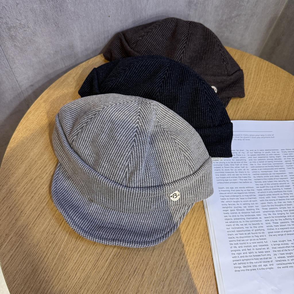 Women Autumn Winter Trendy Beret Hat Style Sun Protection Breathable Polyester