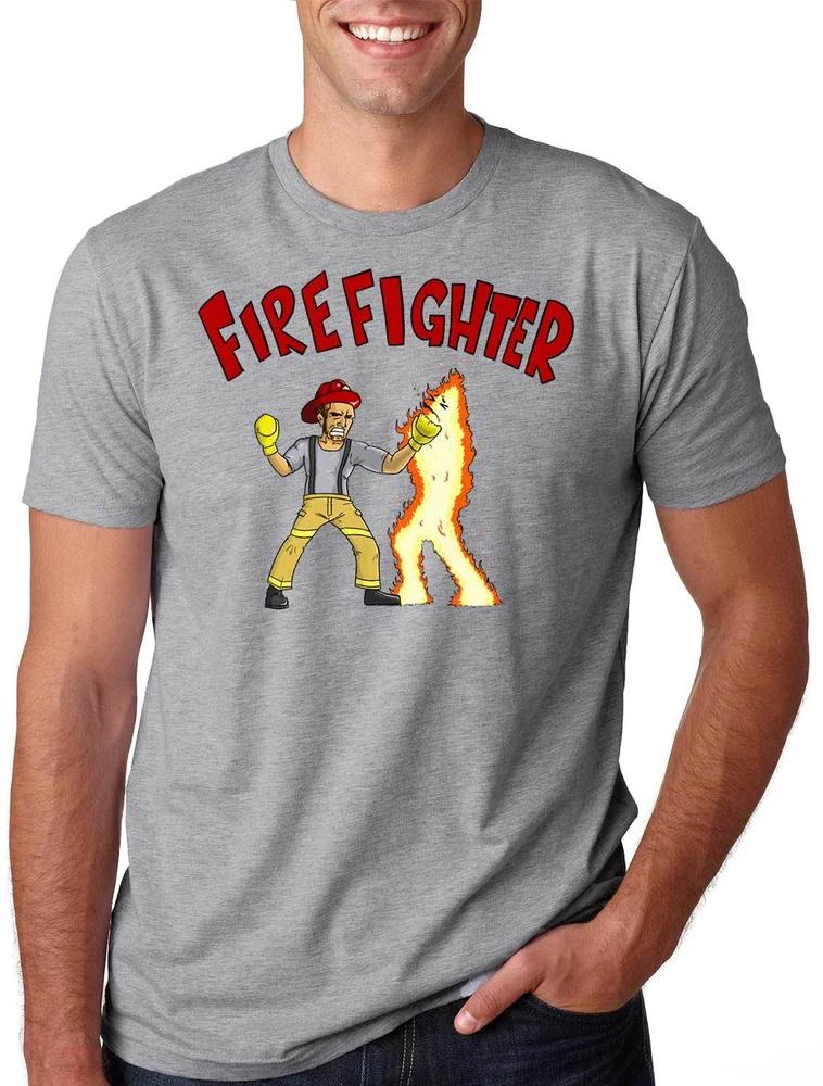 Funny Firefighter Tee Shirt Fire Fighter Gift for Firefighter Tee S