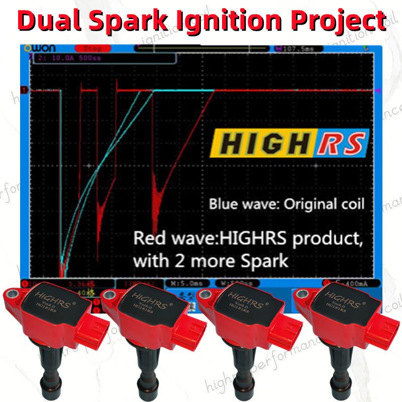 Performance ignition coil for Mazda 2 1.5 2009-2014 Mazda 3 1.4L 1.6L 1.5L ZJ20-18-100 ZJ2018100 ZJVE ZYDE Y406 Y646 FXJA B6ZE 4pcs