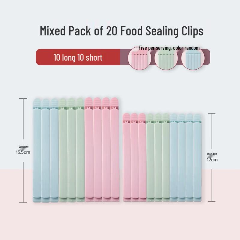 SEFASHYOH Plastic Food Sealing Clips