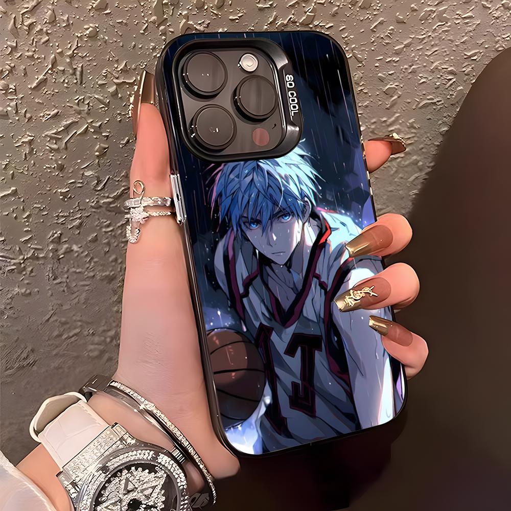 K-Kuroko No B-Basket Phone Case For IPhone17 Air 16 15 14 Plus 13 12 11 Pro XS Max Silver Black Bumper Case
