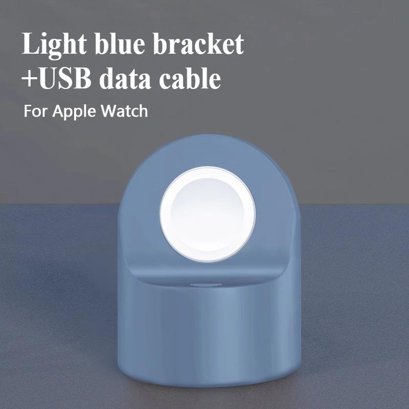 Ladeständer für Apple Watch Series Ultra/8/SE2/7/6/SE/4/3 49mm/45mm/44mm/42mm/41mm/40mm/38mm Langlebiger Silikon Nachttischmodus