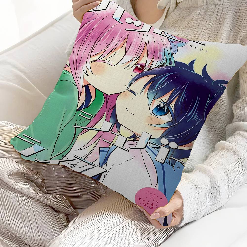 Federa Cuscino Happy Sugar Life Anime Copricuscino Decorazione Federa Cuscino Stampata Per Divano