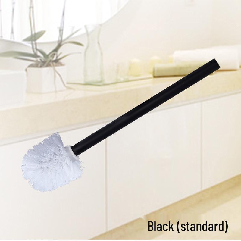 Gold Bathroom Toilet Brush with Long Handle and Soft Bristles