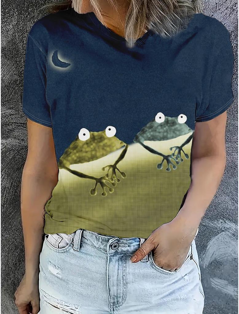 Summer Parrot Bird 3D Print T-shirts Women Streetwear Hawaii Casual Fashion Y2k Short Sleeve T Shirt O-neck Tees Tops Clothing