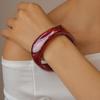 Smudging Irregular Wide Bracelet Resin Retro Hand Ring Unique Acrylic Bangle  Girls