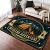 Outdoor Adventure Floor Mat Soft Thickened Absorbent Non-Slip Bedroom Living Room Door Mat Home Decor Flannel Rugs