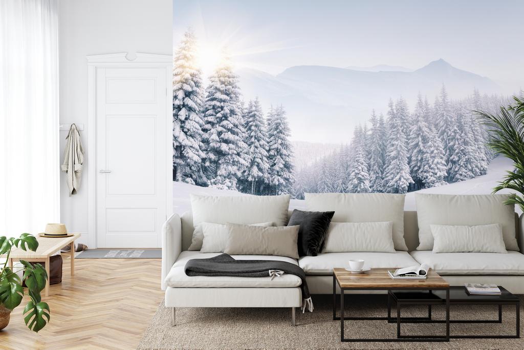 Photomural Winter Forest Self-Adhesive Mural 90x60