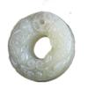 Xinjiang Hetian Jade Pixiu Friedensschnalle Anhänger, Unisex mit Zertifikat