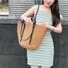 Summer Beach Straw Basket Bags Casual Rattan Large Capacity Totes Women Wicker Woven Shoulder Bags