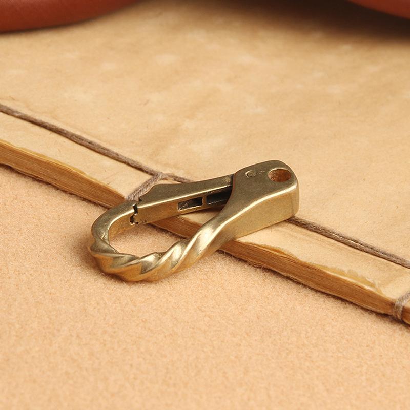 Federhaken Schlüsselanhänger, Outdoor Camping Rucksack Schnalle, Moderne Einfache Messinghaken Schnalle