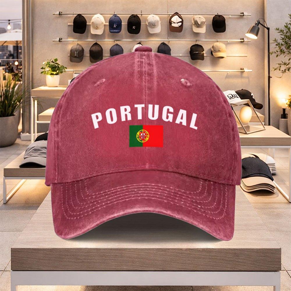 Portuguese Flag Baseball Cap Spring Summer Lightweight Adjustable Snapback Unisex Casual Hat