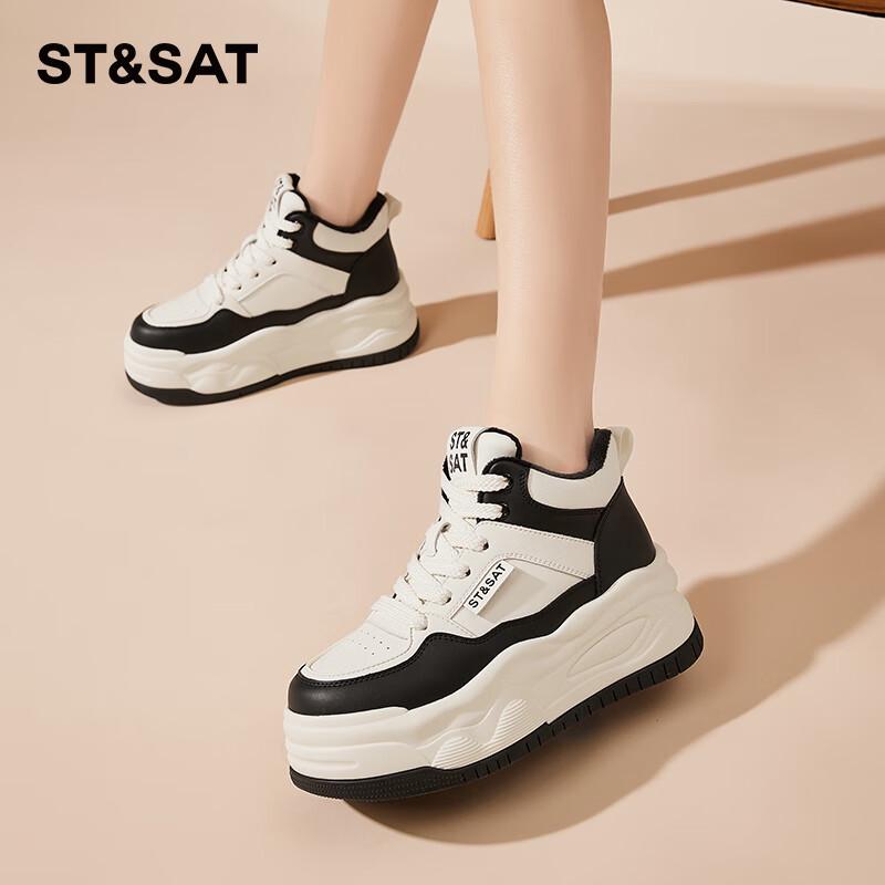 Saturday Women s Plush-Lined Platform High-Top Casual Sneakers 37