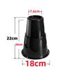 4Pcs Plastic Height Increasing Foot Pads Sofas Tables Furniture Height Enhancers Table Legs Round/square Pads Shock-Absorbing