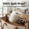 Double-Layer Insulated Coffee Cup With Lid Portable Leak-proof Coffee Mug 304 Stainless Steel Thermal Water Cup For Students