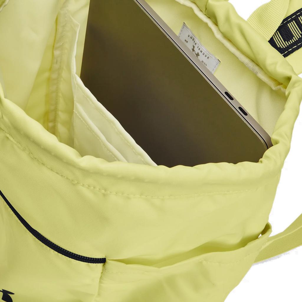 New Under Armour Polyamide Bucket Bag, Backpack Regular Women's Sonic Yellow 1381909-727