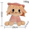 Cute Cartoon Girl Plush Doll With Black Hat And Yellow Decor Kids Gift Home Room Ornament