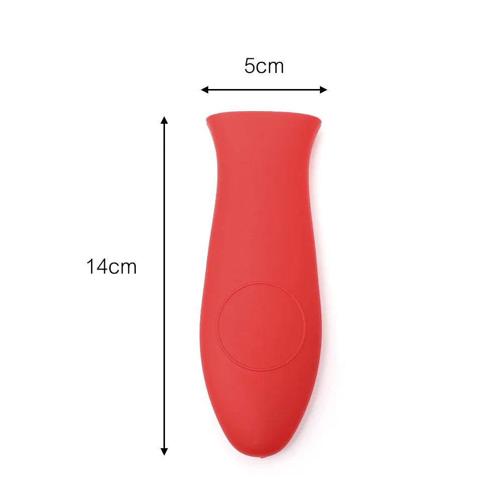 Insulated Pot Handle Holder Silicone Pot Handle Cover Antislip Heat Resistant Potholder Anti-scald Kitchen Cookware Gadgets