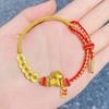 Hand-woven Zodiac Horse Bracelet Year of The Horse Red Handrope  Fortune Accessory