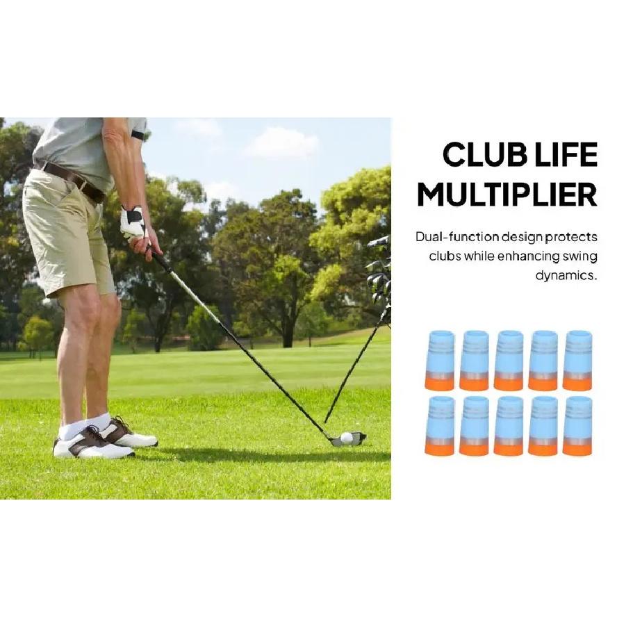 Golf Club Shaft Ferrule End Cap Portable Adapter Sleeve Replacement Golf Accessories for Repair Tools and Iron Wedge Upgrade