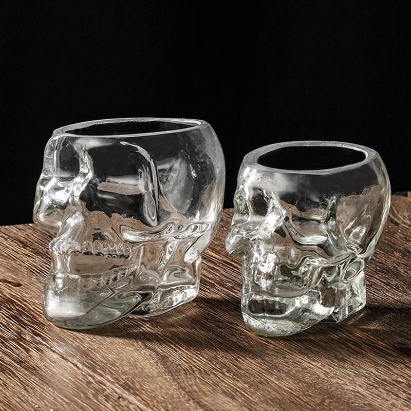 Halloween Haushalt Totenkopf Glas Teetasse Transparent Kaffee Saft Becher Trinken Bar Club Whisky Wein Bier Tasse