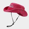 Western wind fisherman hat men's and women's summer outdoor camping mountaineering sun hat shading sun protection Spice girl cowboy hat