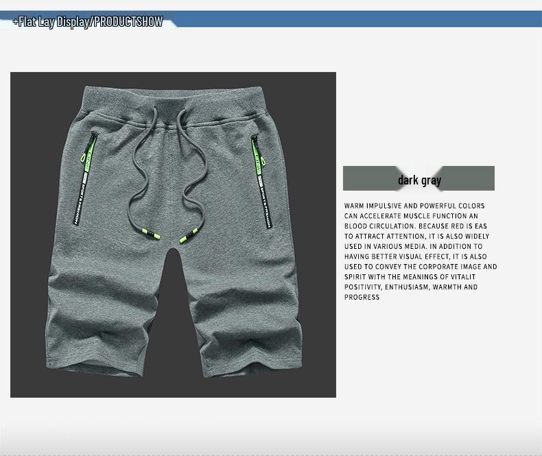 Men's Summer Knit Casual Shorts - Plus Size Sports Beach Pants