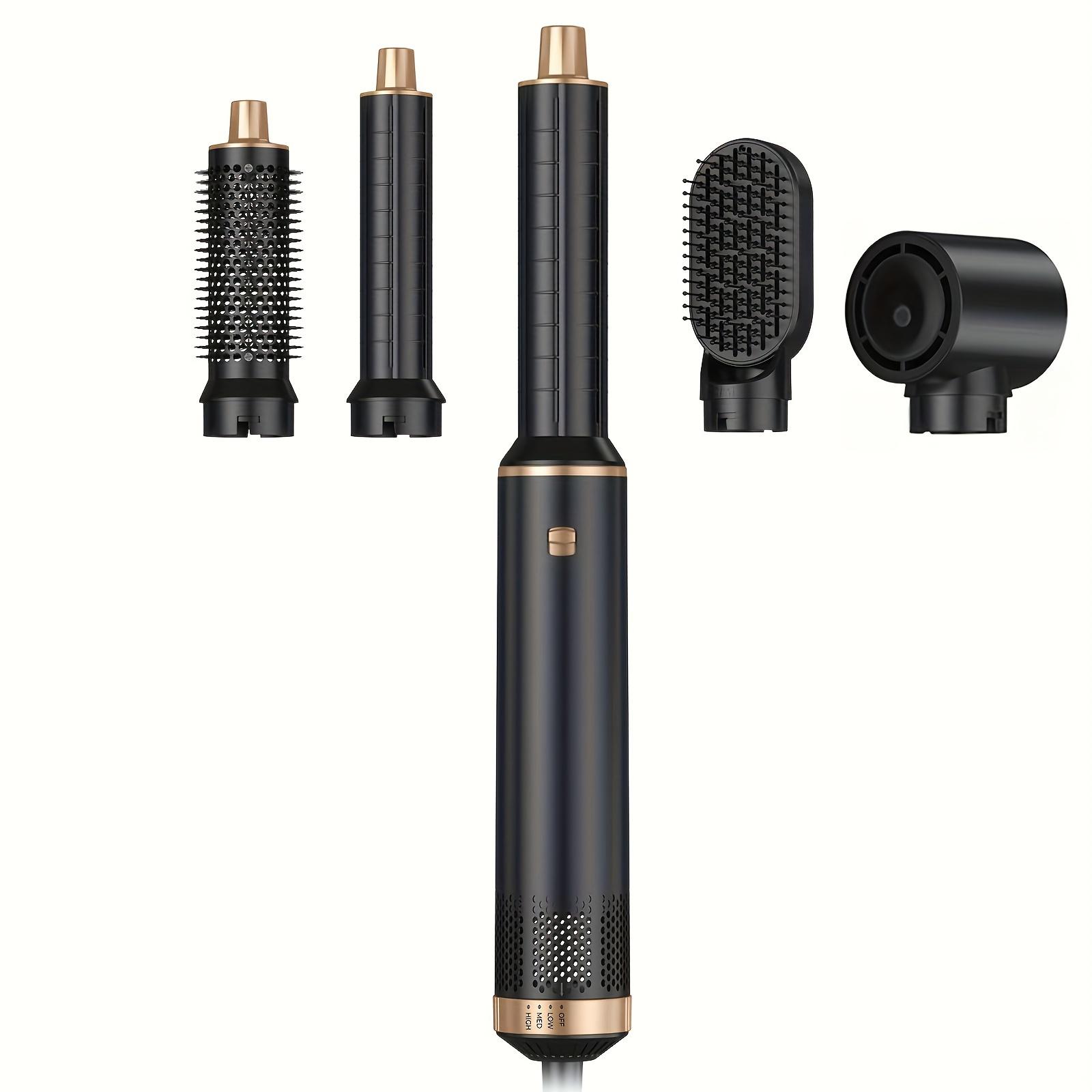 

Фен-щетка, щетка с горячим воздухом, 5 в 1 фен-щетка для сушки, выпрямления, завивки, придания объема волосам, подарки для женщин EU Plug