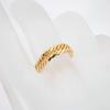 [Pre-owned] 18K Yellow Gold Kihei Ring, 3.27g, 12-sided Triple Ring, Size 18, Men's, Size 18.5, J91-8