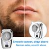 Mini-Elektrorasierer, tragbarer Rasierer, USB-waschbarer Nass- und Trockenrasierer für Männer, Taschenrasierer mit Leistungsanzeige, Elektrorasierer für Autofahrten