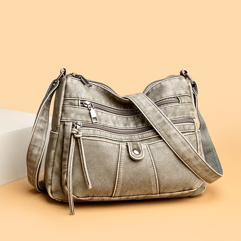 New women's fashion shoulder bag simple casual women's bag shoulder oblique span bag mother casual bag