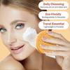 300 Count Compressed Facial Sponges Natural Exfoliating Pads for Estheticians 100% Biodegradable Orange Color