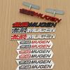 3D Metal Letters Mugen Emblem Car Front Grille Logo Rear Trunk Sticker Fender Side Badge for Auto Exterior Accessories