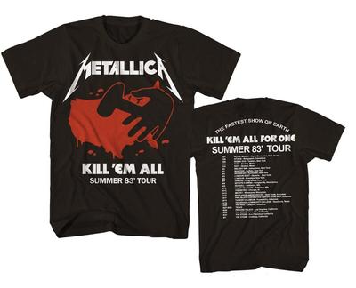 METALLICA Cd Lgo KILL EM ALL SUMMER TOUR 1983 Official SHIRT Unisex T-Shirt