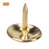 300PCS Upholstery Nails Tacks Stud Pushpin Smooth Surface Decorative Furniture Nails Pins(Yellow )