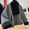 Γυναικείο Φθινοπωρινό Καθημερινό Ζεστό Τοπ Καρό Λεπτό Μπουφάν Γυναικείο Μακρυμάνικο Εξωτερικό Ρούχο Φαρδύ Παλτό