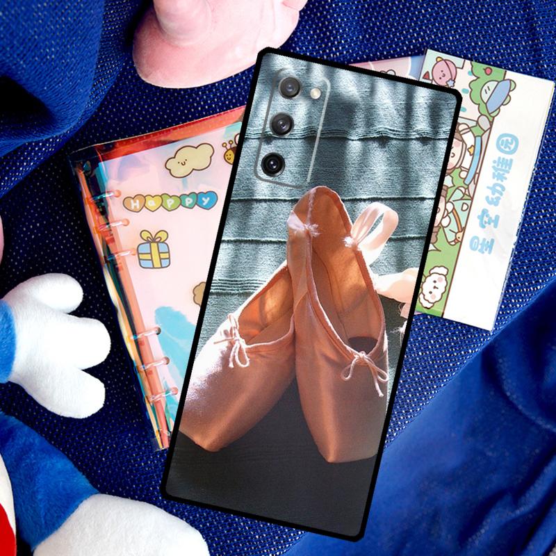 Ballet Ballerina Shoes Pointes Case For Samsung Galaxy S26 Ultra S25 S24 S22 S21 S23 Ultra Plus S10 S20 S25 FE Cover Funda