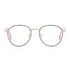 Literary Oval Frame Anti-Blue Glasses With Myopia Flat Glasses Xiaohongshu Tr Retro Frames