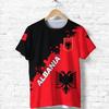 Albania National Emblem Graphic Short Sleeve T-shirt