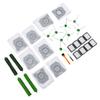 30Pcs Set Vacuum Cleaner Replacement Parts Accessories Fit for I3 Series 2 Pairs Roller Brush 8 Filters 8 Side Brushes 8 Bags