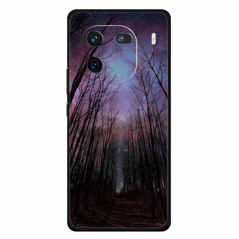 Für Vivo Iqoo 12 Hülle Weiches Silikon Katze Eule Mode Rückseitenabdeckungen für Vivo iQOO 12 Pro Hüllen Marmor Stoßfeste Handyhüllen Iqoo12