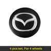4Pcs 56mm Car Wheel Center Caps Hubcap Cover For Mazda CX5 MX5 3 CX50 CX90 CX30 CX9 Atenza Axela Demio EZ-6 MX-30 e-Skyactiv h2