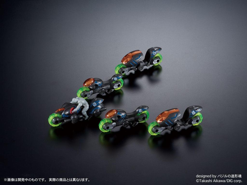 DIG MODEL Togimaru Explosive Combined Gangimaru Height 73mm Painted Plastic Assembly Kit Approx. Non-scale